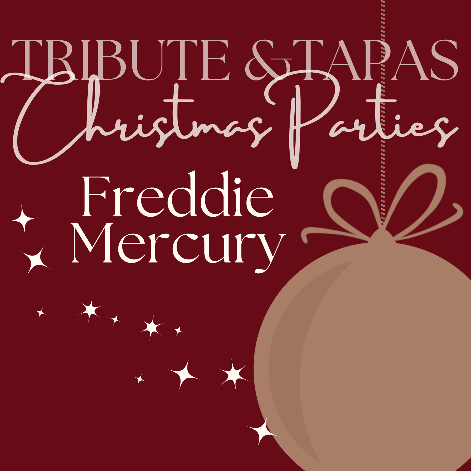 Tribute & Tapas Christmas Parties: Freddie Mercury